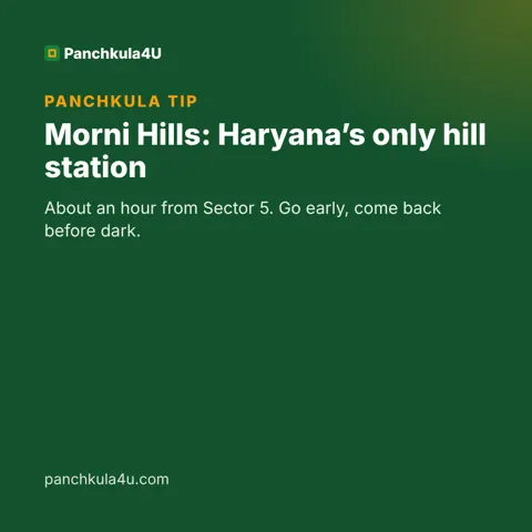 Morni Hills: Haryana’s only hill station