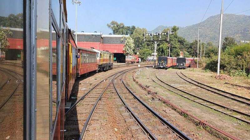 The Kalka - Shimla train